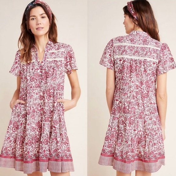 Anthropologie Dresses & Skirts - Anthropologie Tiered Georgina Dress by Maeve | Size L